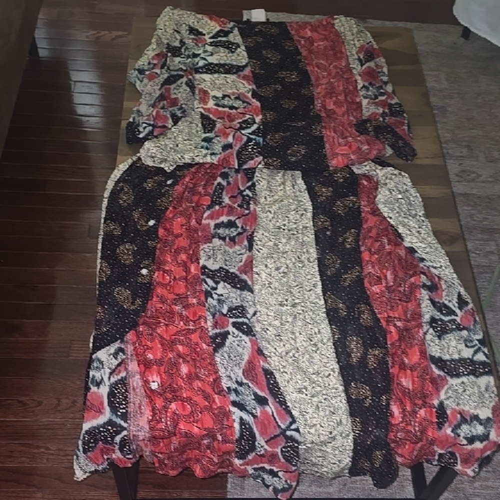 Carole Little Black and Cream Polka Dot Skirt & Blouse